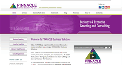 Desktop Screenshot of pinnaclebusiness.com.au